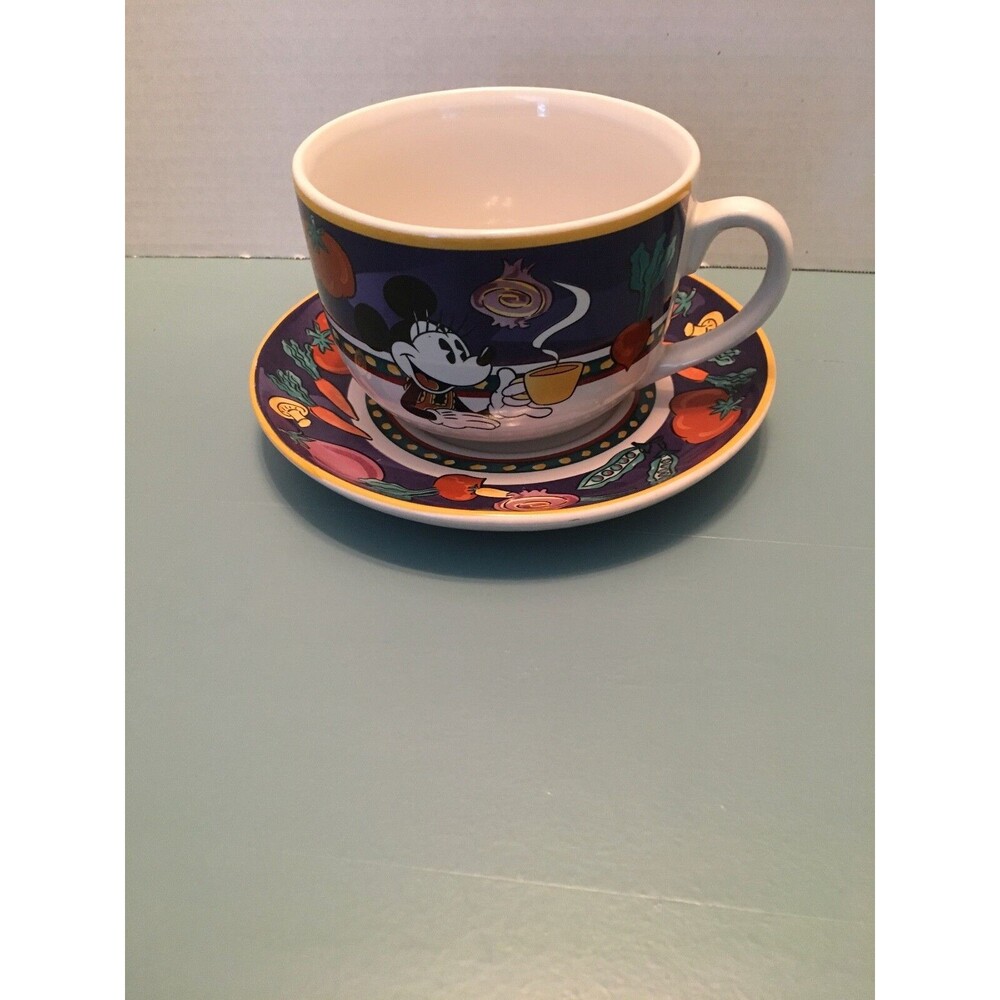 Disney Mickey Mouse Ceramic Large Cup and Saucer Set
